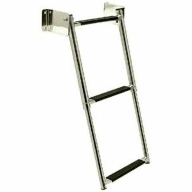 Sea Choice - Stainless Steel Transon Mount 3 Step Ladder