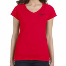 Sea Gear - Women's Flaming Scallop V-Neck Short Sleeve Tee