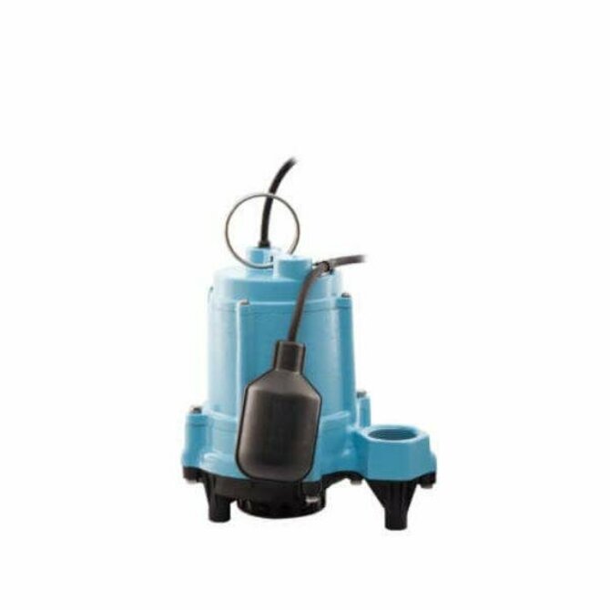Little Giant - Cast Iron Submersible Sump Pump w/ Tether Float Switch 1/3 HP