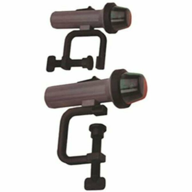 Fulton - 2 D-Cell Portable Bowlite with C-Clamp Vertical Mount