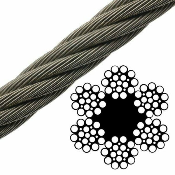6x19 (FC) Fiber Core Galvanized Wire Rope