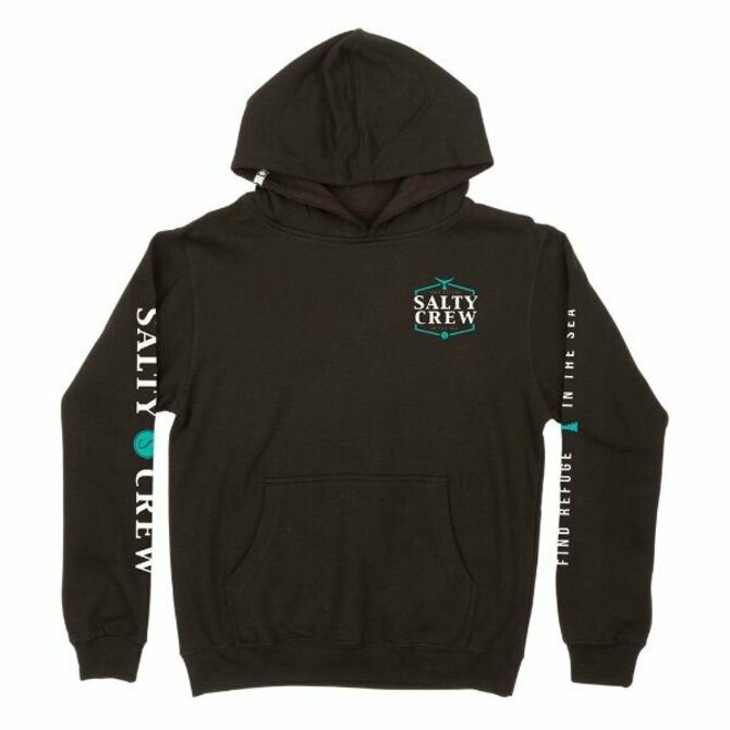 Salty Crew- Kids Skipjack Boys Black Fleece