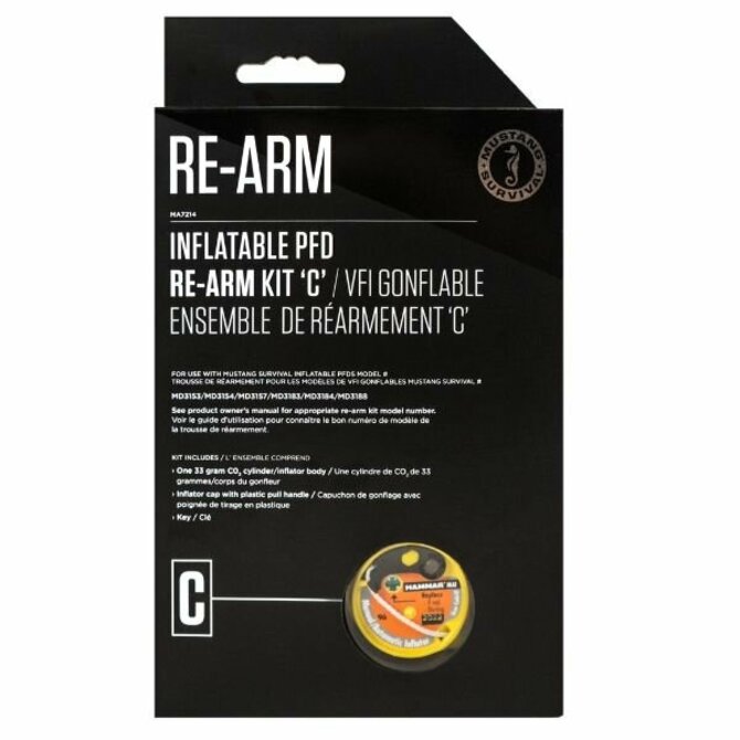Mustang Survival- Re-Arm Kit C- 33G Hammer Auto Hydrostatic
