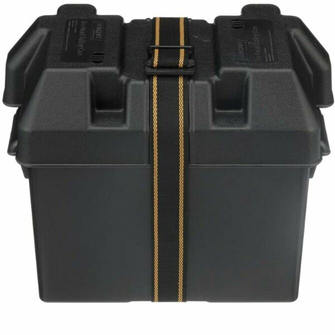 Seachoice - USCG Approved Marine Group 27 Series Standard Battery Box With Strap & Mounting Kit