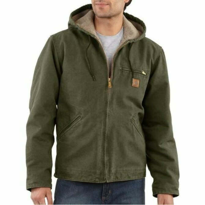 Carhartt - Sierra Sandstone Jacket - Sherpa Lined