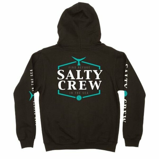 Salty Crew- Kids Skipjack Boys Black Fleece