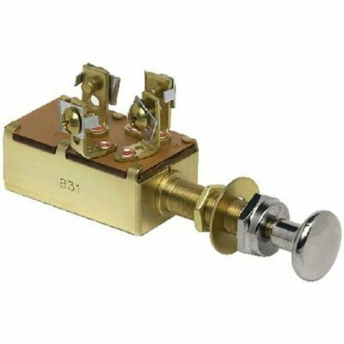 Cole Hersee - Push-Pull Switches Series 10A Grade Brass Housing