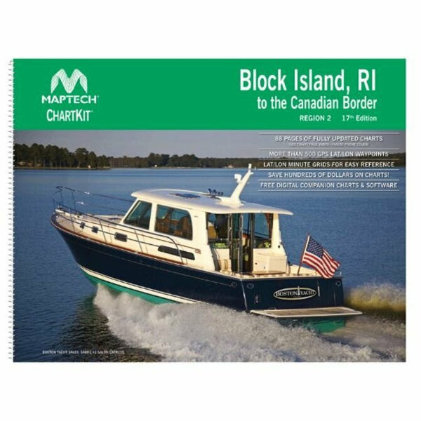 Maptech - ChartKit Region 2, 17th Ed. - Block Island, R.I. to the Canadian Border