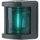 HELLA - 12V DC 1 NM Starboard Navigation Light with Colored Outer Lens and Black Housing
