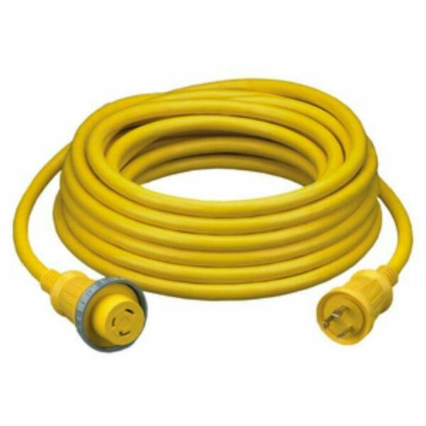 HUBBELL - 30A 125V 25' Shore Power Cable Yellow 30 AMP Yellow