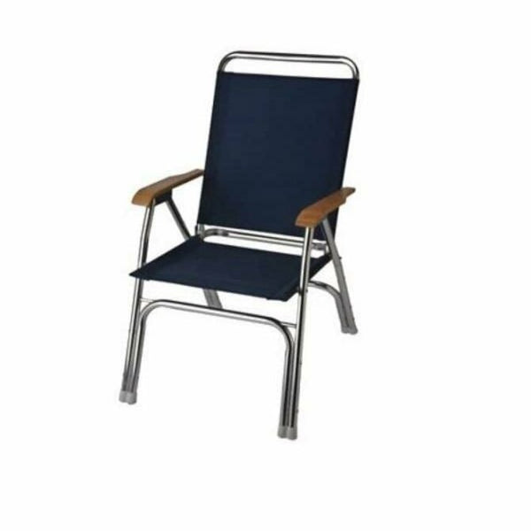 Garelick - High Back Deck Chair- Navy Navy
