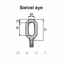 Blue Line- Galvanized Snatch Block, Swivel Eye