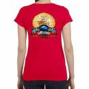 Sea Gear - Women's Flaming Scallop V-Neck Short Sleeve Tee