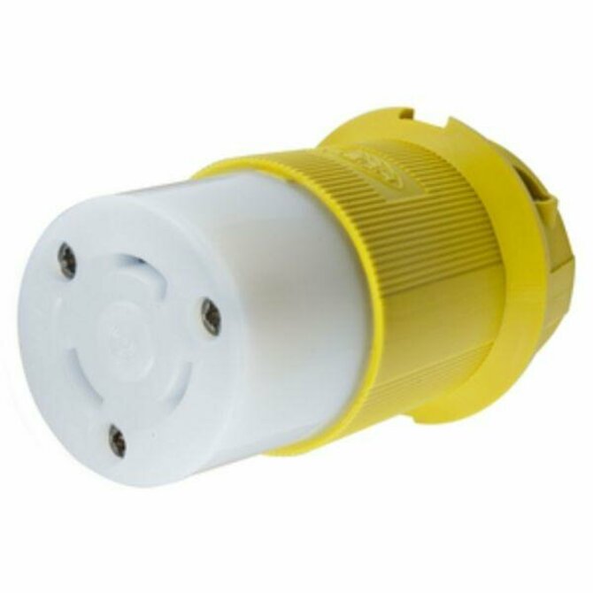 HUBBELL - 30A Connector Body 30 AMP Yellow