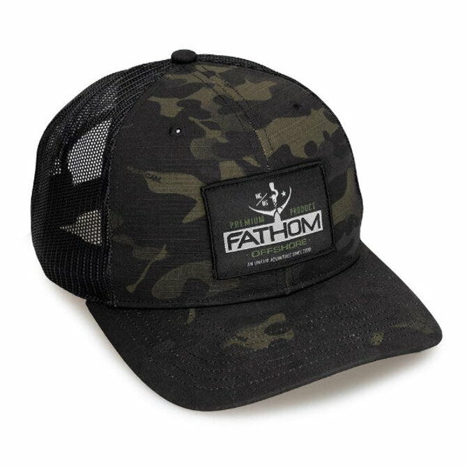 Fathom - Black Multi Cam Hat