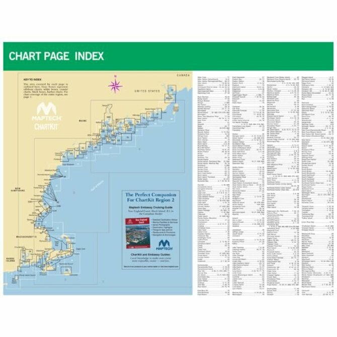 Maptech - ChartKit Region 2, 17th Ed. - Block Island, R.I. to the Canadian Border