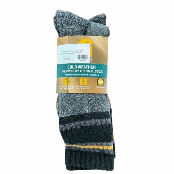 Carhartt - Men's Heavy Duty Thermal Crew Socks