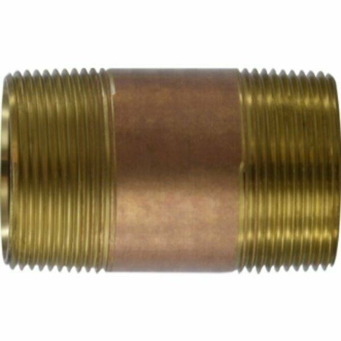 Midland -  Red Brass Nipple 1-1/2" Diameter