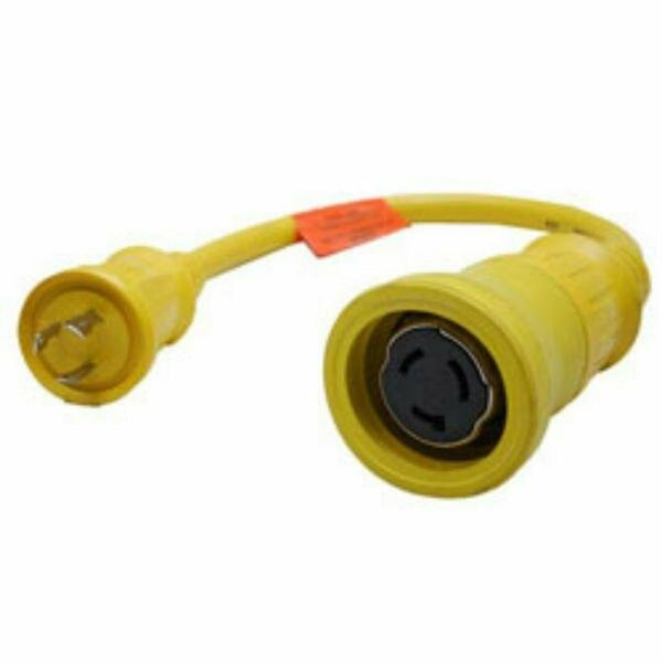 HUBBELL - 50A - 30A Pigtail Adapter 50 AMP Yellow