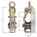 Blue Line- Swivel Eye Snatch Block, Galvanized