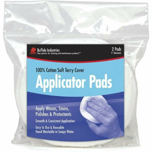 Buffalo - Terry Cloth Wax Applicator Pads, 2-Pack