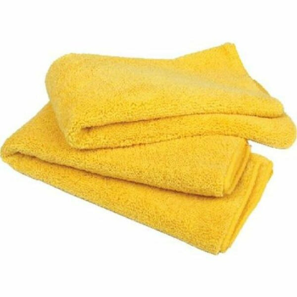 Buffalo - Industries Microfiber Cleaning Cloth-Yellow 20" x 20" - 15 Pack