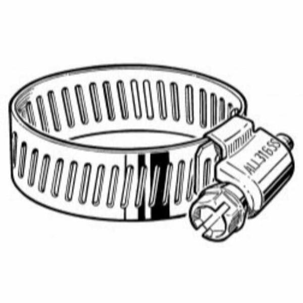 Precision - 316 Stainless Steel Worm Gear Hose Clamp