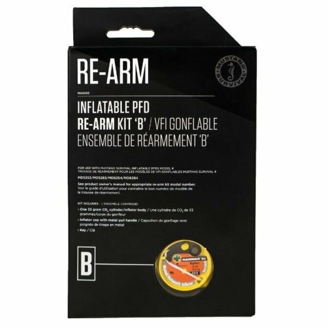 Mustang Survival- Re-Arm Kit B- 33G Auto-Hydrostatic