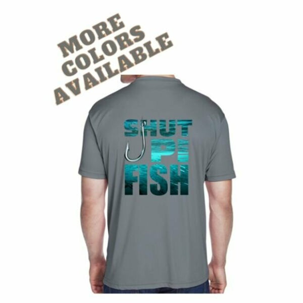 Sea Gear Outfitters - Shut Up and Fish Sun Shirt Short Sleeve