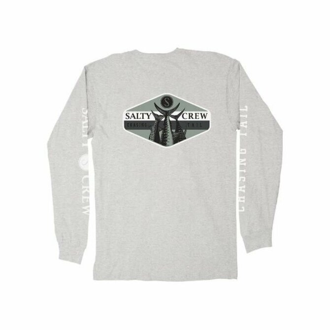 Salty Crew- High Tail Athletic Heather Long Sleeve Premium Tee