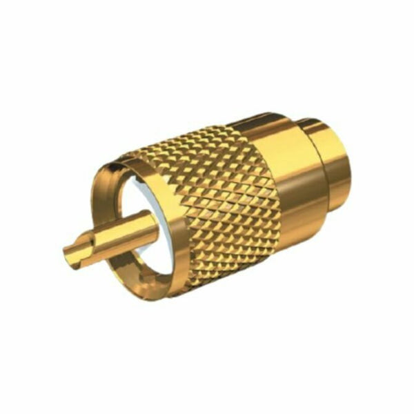 Shakespeare -Solder-Type Connector w/UG176 Adapter & DooDad&reg Cable Strain Relief f/RG-8X Coax