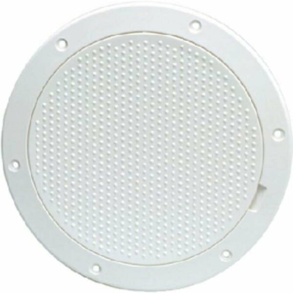 Beckson - 6" White Pry-out Deck Plate