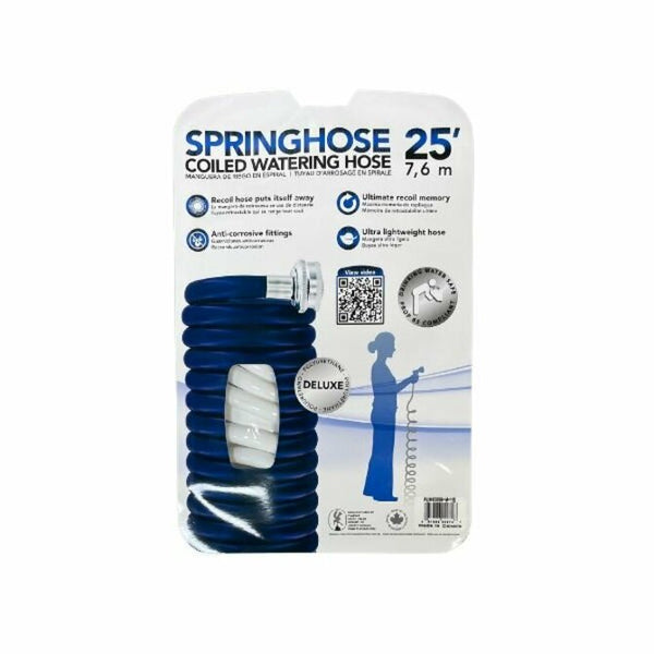 Plastair - Spring Hose - White - 25'
