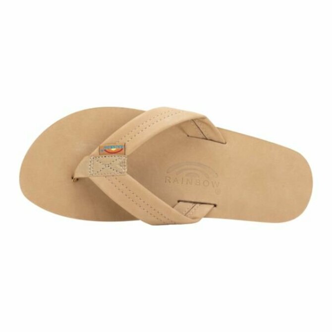 Rainbow - Men's Single Layer Premier Leather 1" Strap With Arch Support