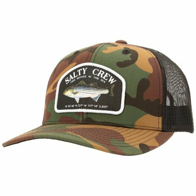 Salty Crew - Striper Camo Retro Trucker - Camo