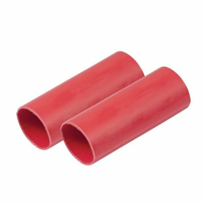 Ancor - Battery Cable Adhesive Lined Heavy Wall Battery Cable Tubing (BCT) - 1" x 3" - Red - 2 Pieces