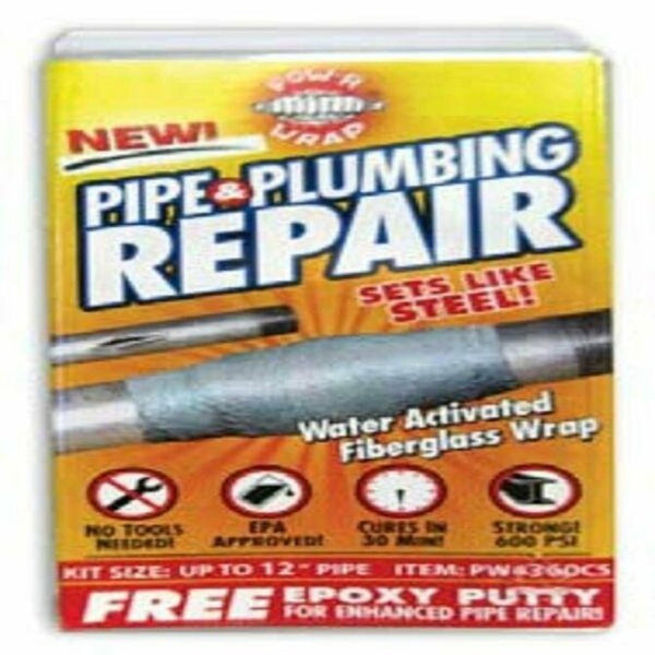Pow-R-Wrap - Pipe and Plumbing Repair Kit  10"
