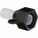 Shurflo - 1/2" x 14 NPT x 1/2" Barb Straight Wingnut Swivel Adapter