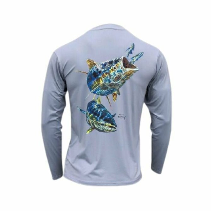 Tormenter- Men's Performance Shirt- Electrified Tuna