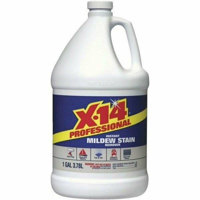 WD-40 - X-14 Professional Instant Mildew Stain Remover Gallon