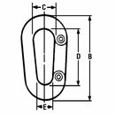Campbell - Pear Shaped Connecting Links