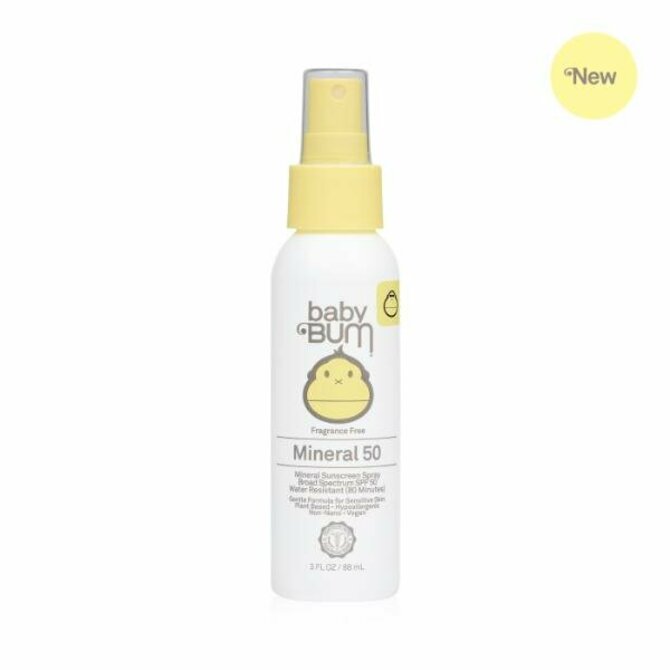 Baby Bum - Mineral SPF 50 Sunscreen Spray-Fragrance Free 3 oz