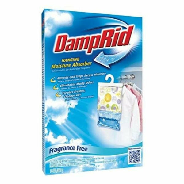Damp Rid - Damp Rid Fragrance Free Hanging Moisture Absorber 10.5oz