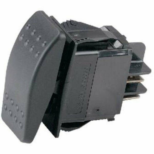 Ancor - Marine Grade Sealed Rocker Switch On/Off DPST - Black