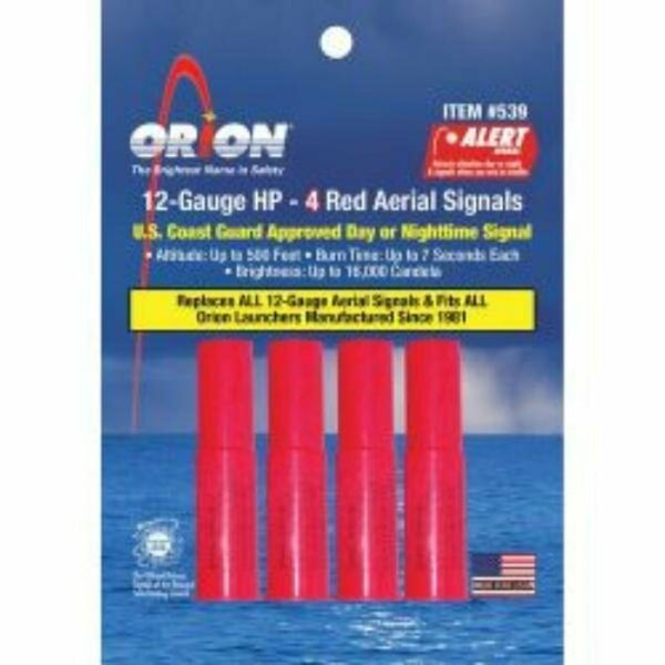 Orion - 12-Gauge Red Aerial Signal Flares - Refill