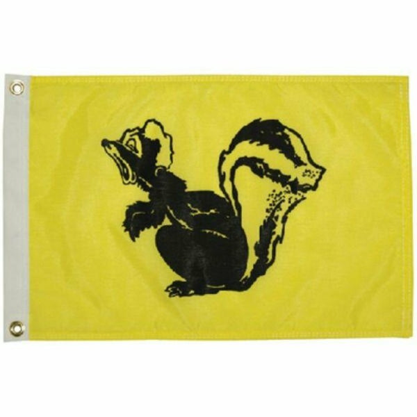 Taylor Made - Glo Skunk Flag 12" x 18"