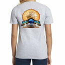 Sea Gear - Women's Flaming Scallop V-Neck Short Sleeve Tee