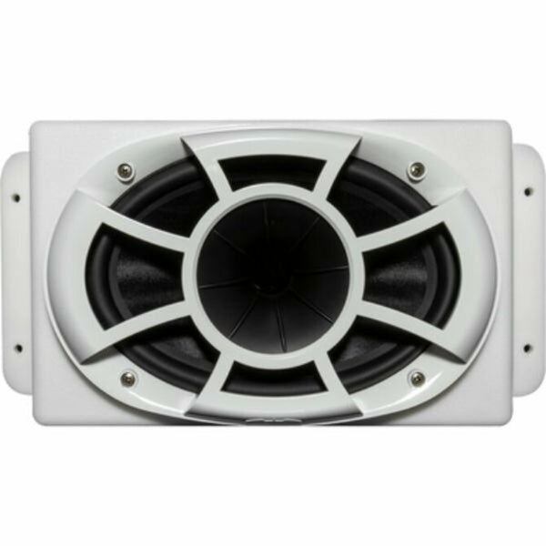 Wet Sound - Revolution Series 6x9 HLCD With Surface Mountable Roto-Mold Enclosure + Grill - White