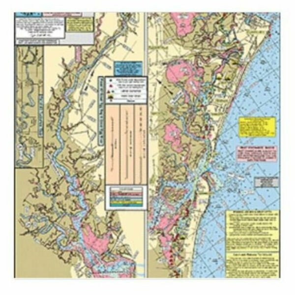 Home Port Chart - #20 ICW Brigantine, Atlantic City, Ocean City, Stone Harbor, Wildwood, Cape May