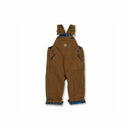Carhartt - Kids Canvas Bib Overall Flannel- Lined